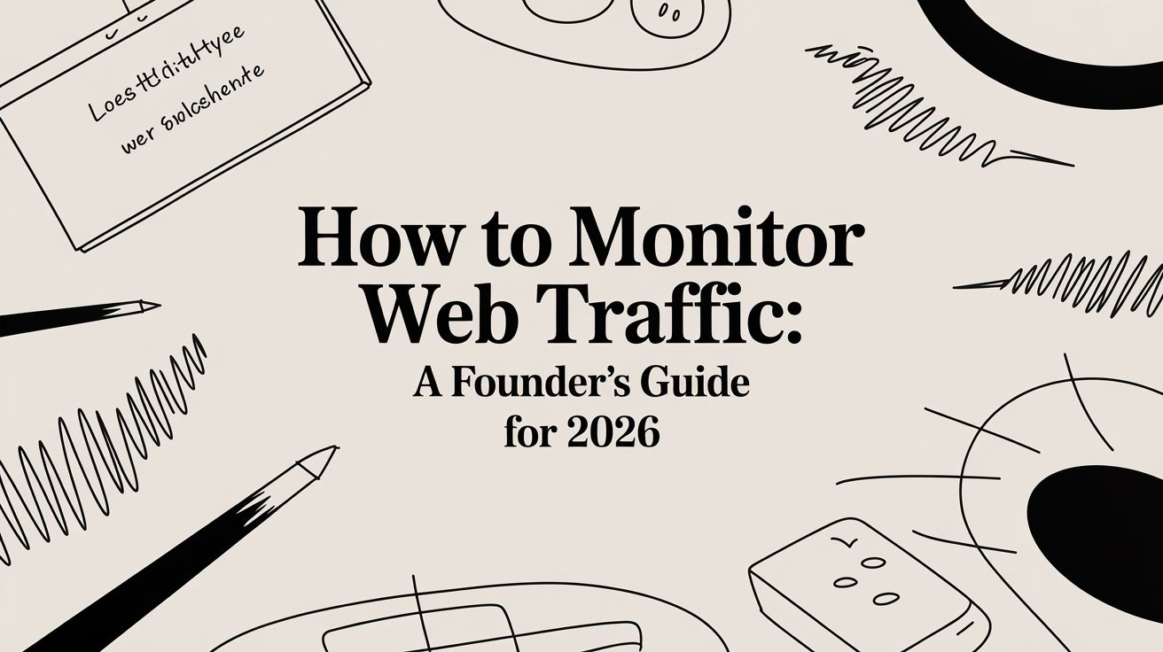 How to Monitor Web Traffic: A Founder’s Guide for 2026