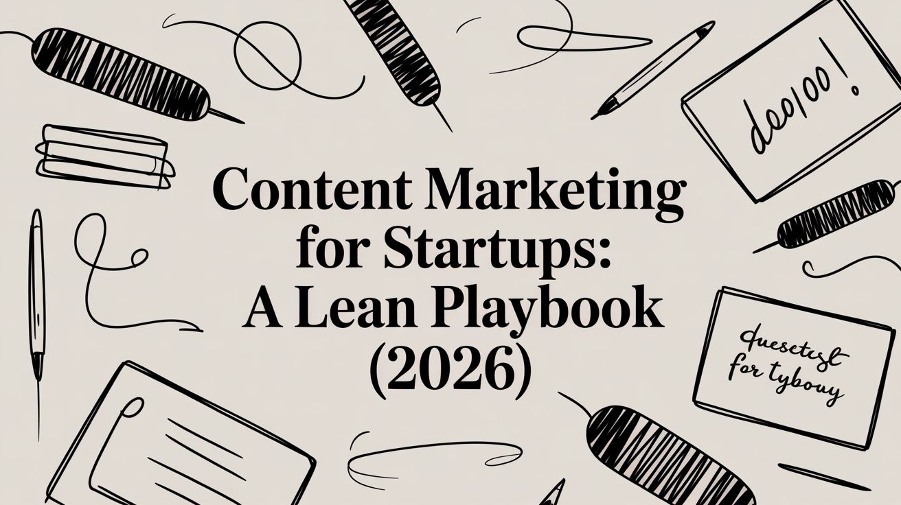 Content Marketing for Startups: A Lean Playbook (2026)